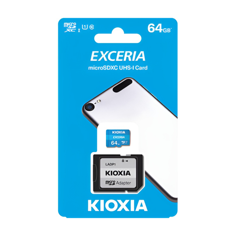 Κάρτα Μνήμης Με Αντάπτορα KIOXIA 64GB Micro SD UHS I U1 (M203)